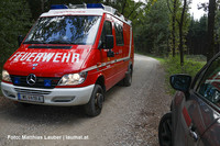 Personenrettung aus weitläufigem Waldgebiet an der Traun Personenrettung aus weitläufigem Waldgebiet an der Traun
