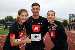 Aaron Hofinger (4xGold) mit Patricia Madl und Ina Huemer (je 2 x Gold) Aaron Hofinger (4xGold) mit Patricia Madl und Ina Huemer (je 2 x Gold)