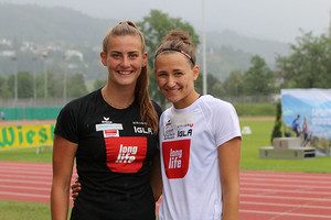 Die beiden „IGLA-Silver-Girls“ Patricia Madl und Ina Huemer Die beiden „IGLA-Silver-Girls“ Patricia Madl und Ina Huemer