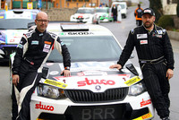 Gerhard Aigner mit Beifahrer Sigi Schwarz mit dem Skoda Fabia R5 bei der Rebenland Rallye 2019 Gerhard Aigner mit Beifahrer Sigi Schwarz mit dem Skoda Fabia R5 bei der Rebenland Rallye 2019