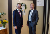 Landeshauptmann Stelzer zu Besuch in Vöcklabruck Landeshauptmann Stelzer zu Besuch in Vöcklabruck