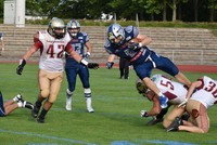 Spielszene aus ASKÖ Steelsharks Traun II vs. Carnuntum Legionaries Spielszene aus ASKÖ Steelsharks Traun II vs. Carnuntum Legionaries