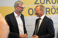 Landeshauptmann Mag. Thomas Stelzer und Wirtschaftsreferent LH-Stv. Dr. Michael Strugl Landeshauptmann Mag. Thomas Stelzer und Wirtschaftsreferent LH-Stv. Dr. Michael Strugl