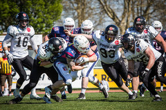 #27 Michael Halbartschlager macht viele Yards gut #27 Michael Halbartschlager macht viele Yards gut